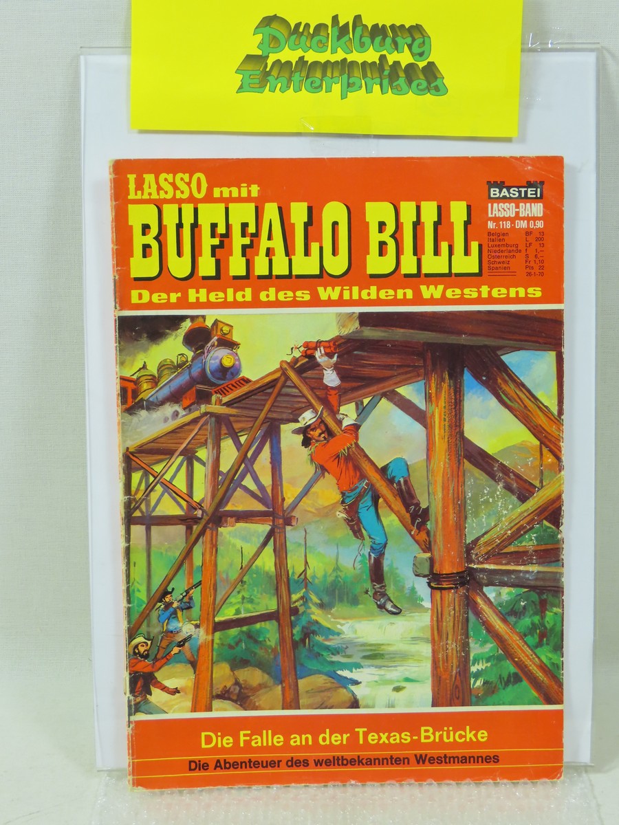 Lasso / Buffalo Bill Nr. 118  Bastei im Zustand (2-3 ). 196003