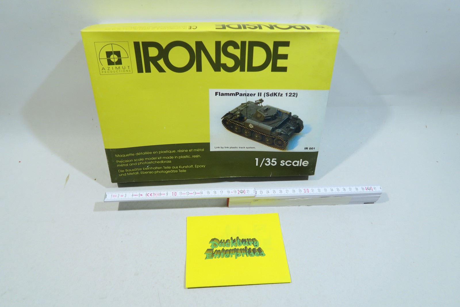 Azimut IR 001 Ironside Flammpanzer II Sd. KFZ 122 resin 1:35 mb13893 Azimut IR 001 Ironside Flammpanzer II Sd. KFZ 122 resin 1:35 mb13893