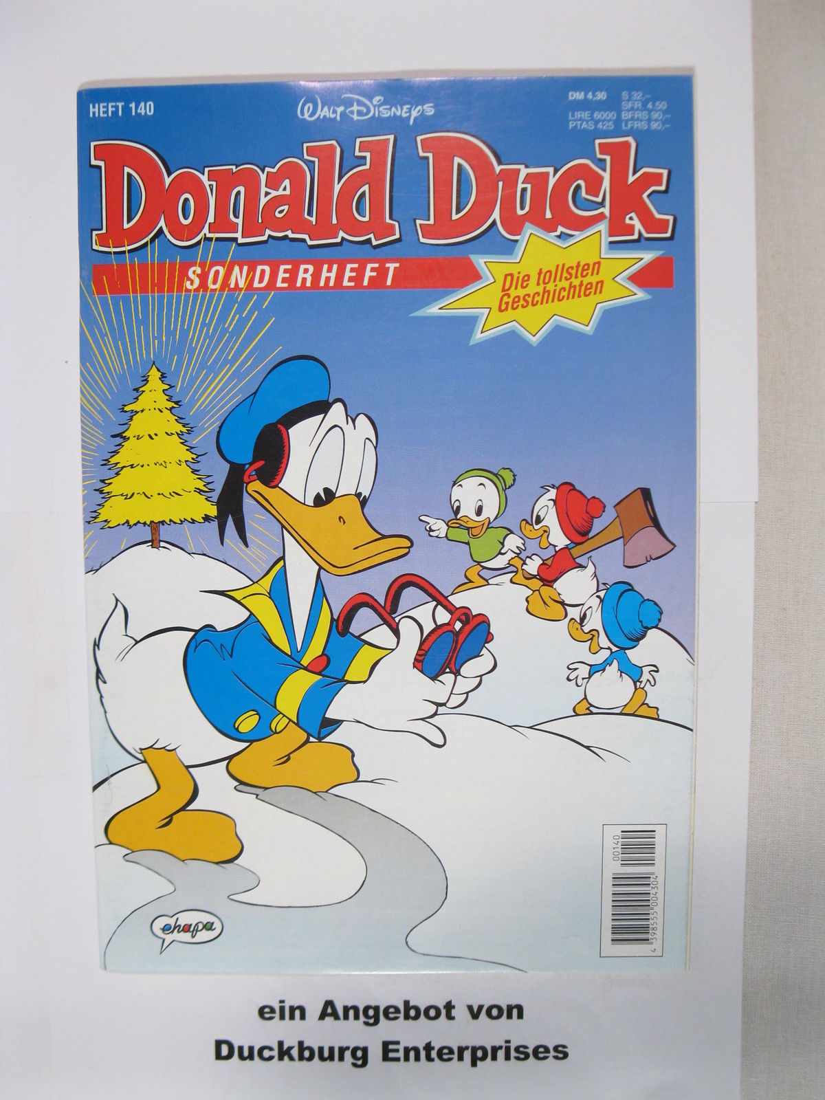 tollsten Geschichten Donald Duck 140 Ehapa Verlag im Zustand (1) 48306 tollsten Geschichten Donald Duck 140 Ehapa Verlag im Zustand (1) 48306