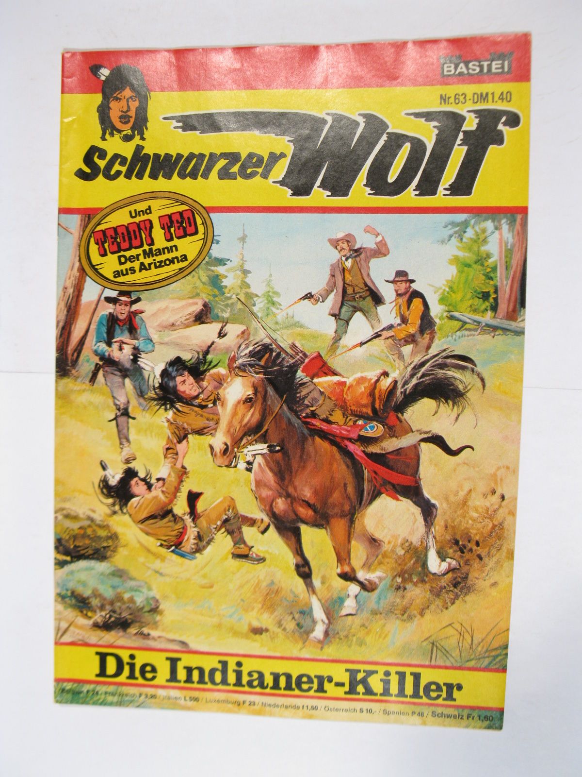 Schwarzer Wolf Nr. 63 Bastei im Zustand (0-1/1). 86091 Schwarzer Wolf Nr. 63 Bastei im Zustand (0-1/1). 86091
