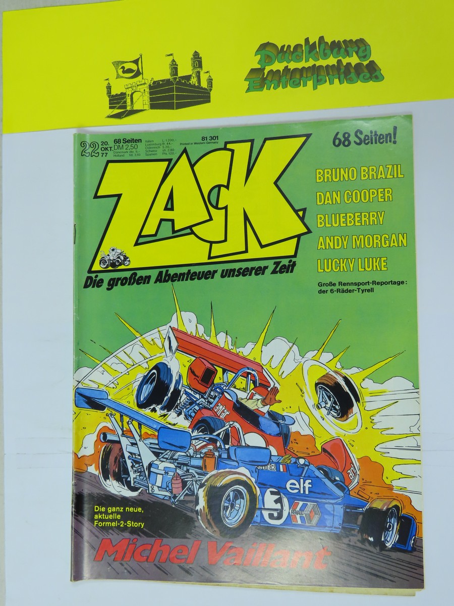 ZACK Comic Nr. 77/22 Koralle Vlg. im Zustand (2). 151663 ZACK Comic Nr. 77/22 Koralle Vlg. im Zustand (2). 151663