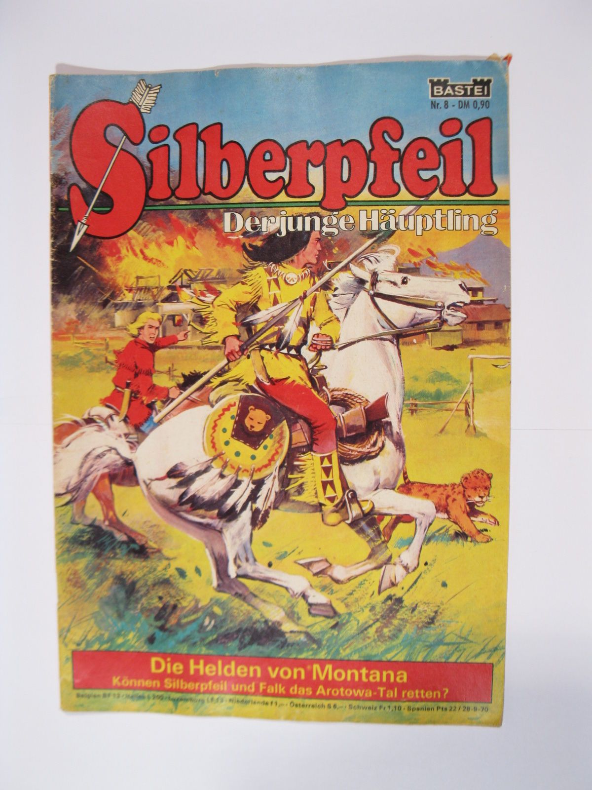 Silberpfeil Nr. 8 Bastei Verlag im Zustand (2/2-3). 82505 Silberpfeil Nr. 8 Bastei Verlag im Zustand (2/2-3). 82505