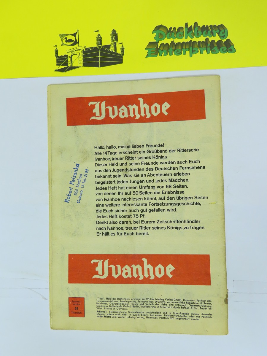 Tibor Großband  Nr.   31  Lehning im Zustand (3 St). 158547