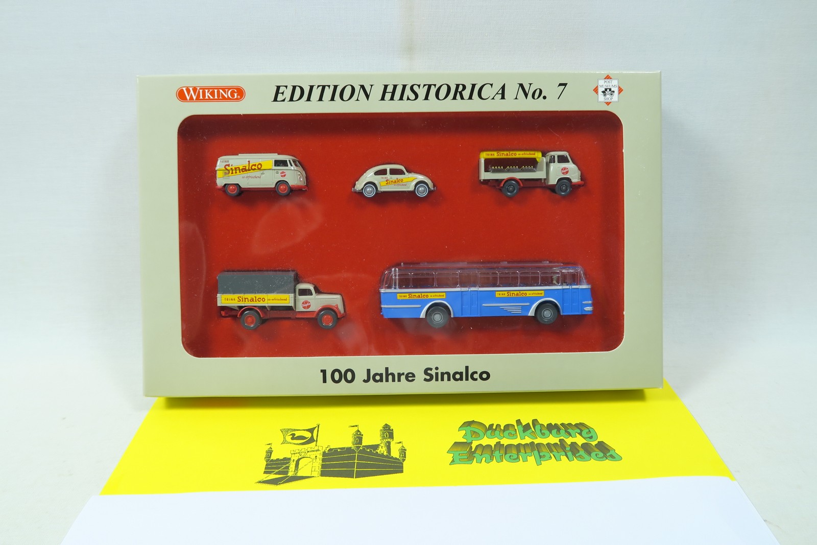 Wiking 81-27 PMS Edition Historica No. 7 100 Jahre Sinalco Set in OVP 1:87 167421 Wiking 81-27 PMS Edition Historica No. 7 100 Jahre Sinalco Set in OVP 1:87 167421
