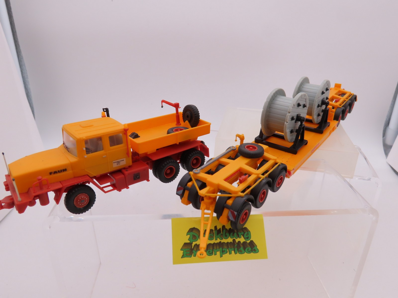 Kibri 1:87 LKW x FAUN Scheuerle Schwerlast SZ + Kabelrollen lose 178847 Kibri 1:87 LKW x FAUN Scheuerle Schwerlast SZ + Kabelrollen lose 178847