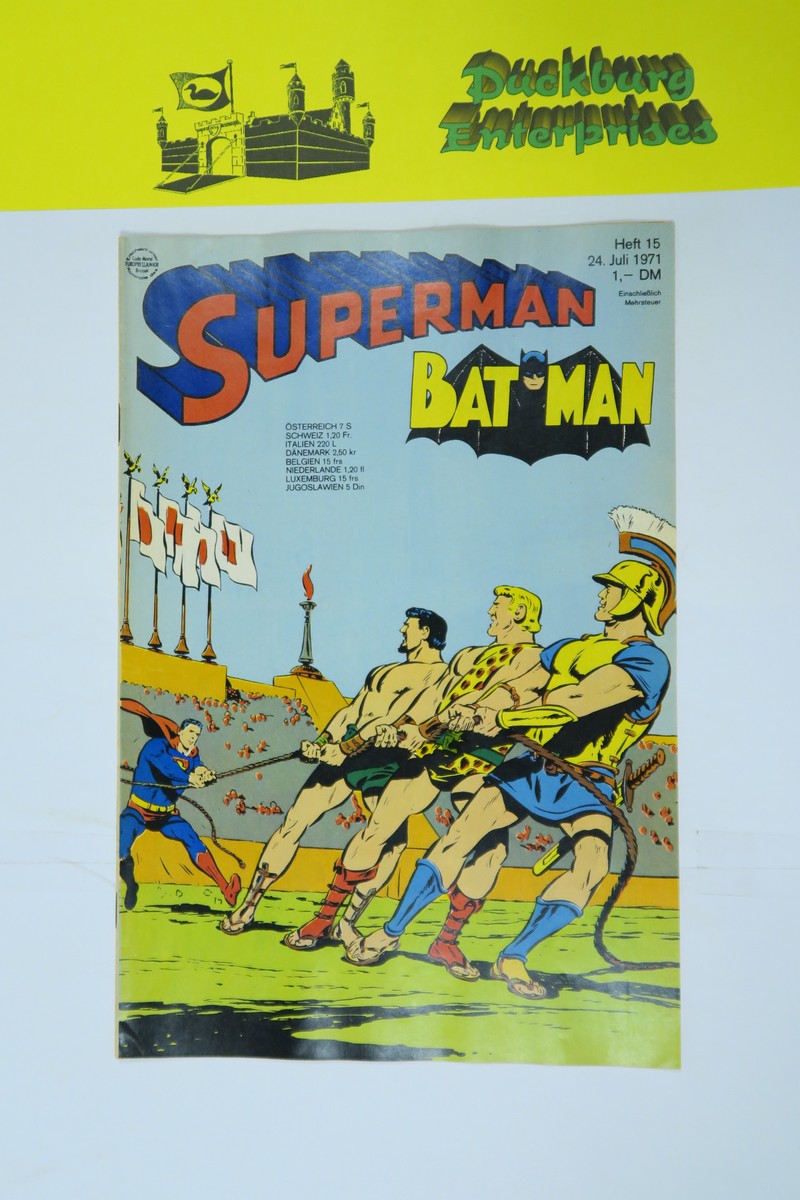 Superman Comic 1971/15 Ehapa im Zustand (1/1-2). 162281 Superman Comic 1971/15 Ehapa im Zustand (1/1-2). 162281