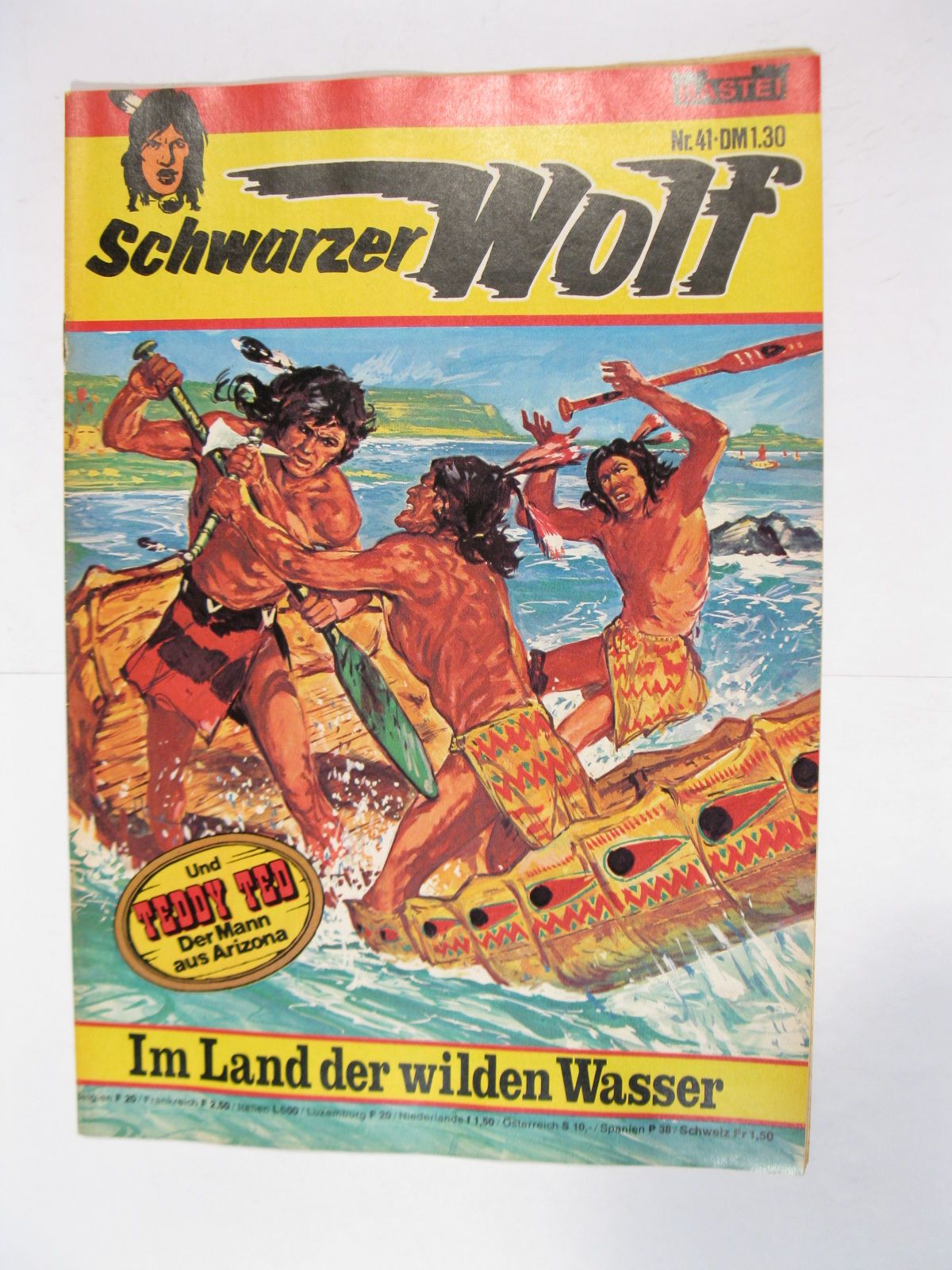 Schwarzer Wolf Nr. 41 Bastei im Zustand (1). 86073 Schwarzer Wolf Nr. 41 Bastei im Zustand (1). 86073