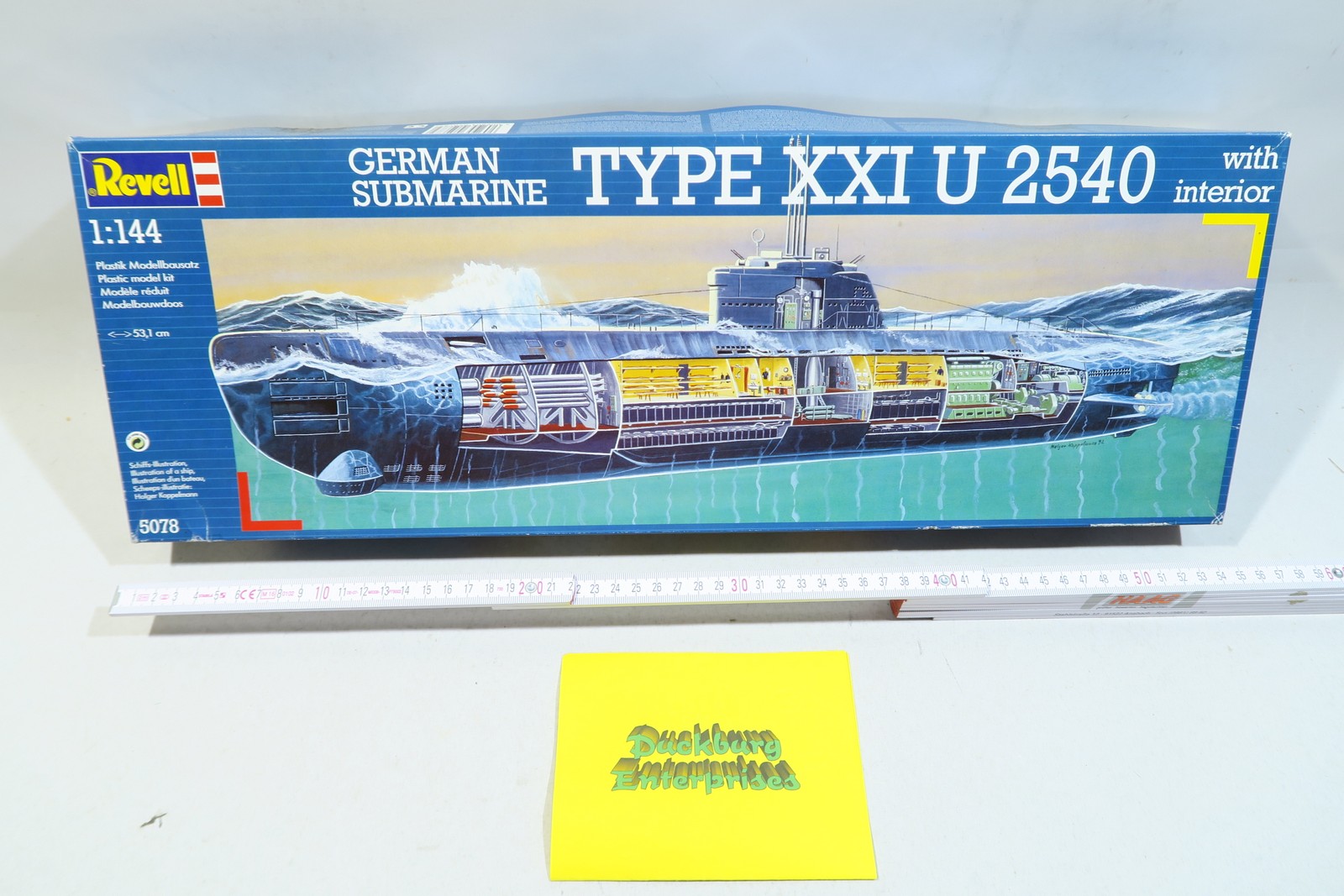 Revell 5078 German Submarine Type XXI U 2540 with interior 1/144 mb14185 Revell 5078 German Submarine Type XXI U 2540 with interior 1/144 mb14185