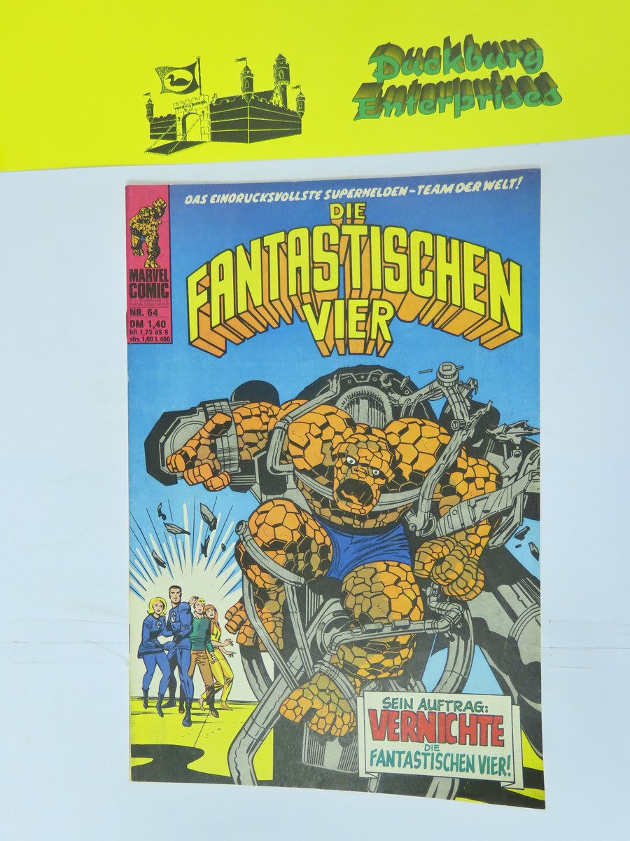 Fantastische Vier Nr. 64 Marvel Williams im Zustand (1). 158185 Fantastische Vier Nr. 64 Marvel Williams im Zustand (1). 158185