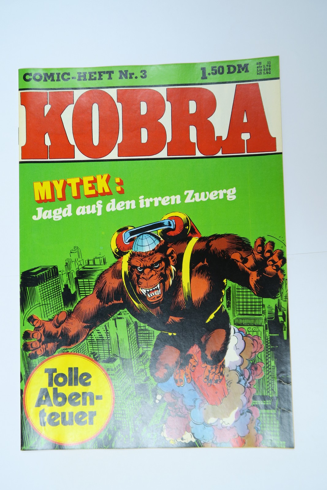 Kobra Comic 1978/ 3  Gevacur im Zustand (1-2). 150307