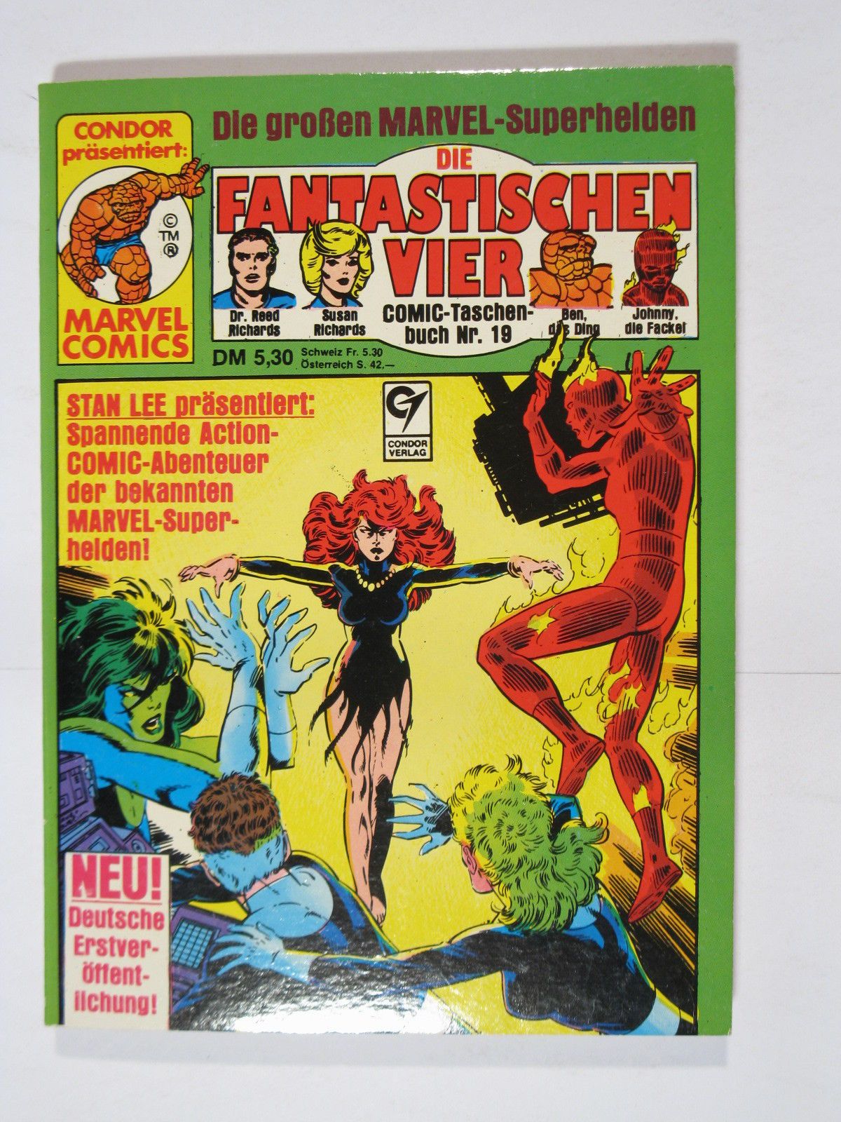 Fantastischen Vier Nr. 19 Marvel Condor Taschenbuch im Z (1). 80527 Fantastischen Vier Nr. 19 Marvel Condor Taschenbuch im Z (1). 80527