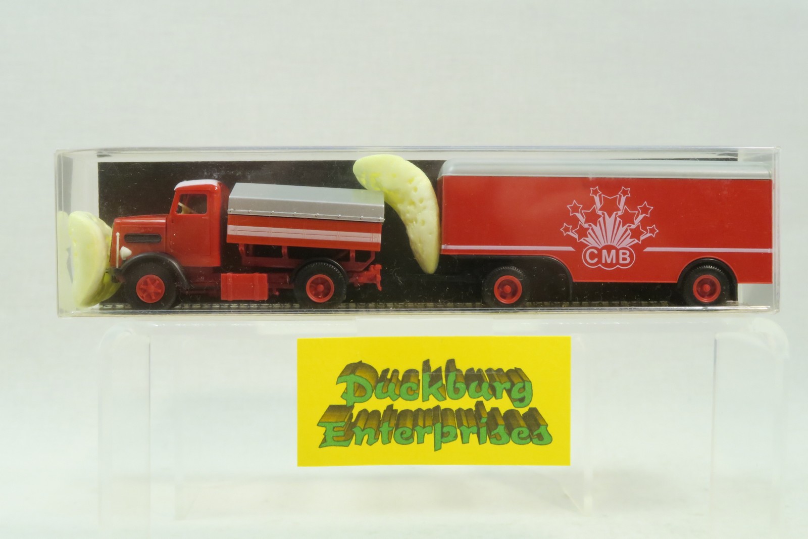 Albedo 1:87 LKW x MAN Hängerzug CMB Circus in OVP 174363 Albedo 1:87 LKW x MAN Hängerzug CMB Circus in OVP 174363