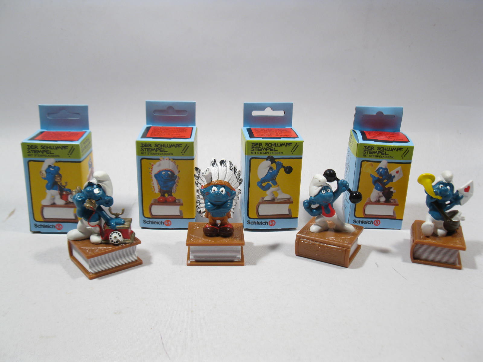 Stempel Schlümpfe Schleich Schlumpf Stempel smurf stamps in box schtroumpf puffi Stempel Schlümpfe Schleich Schlumpf Stempel smurf stamps in box schtroumpf puffi