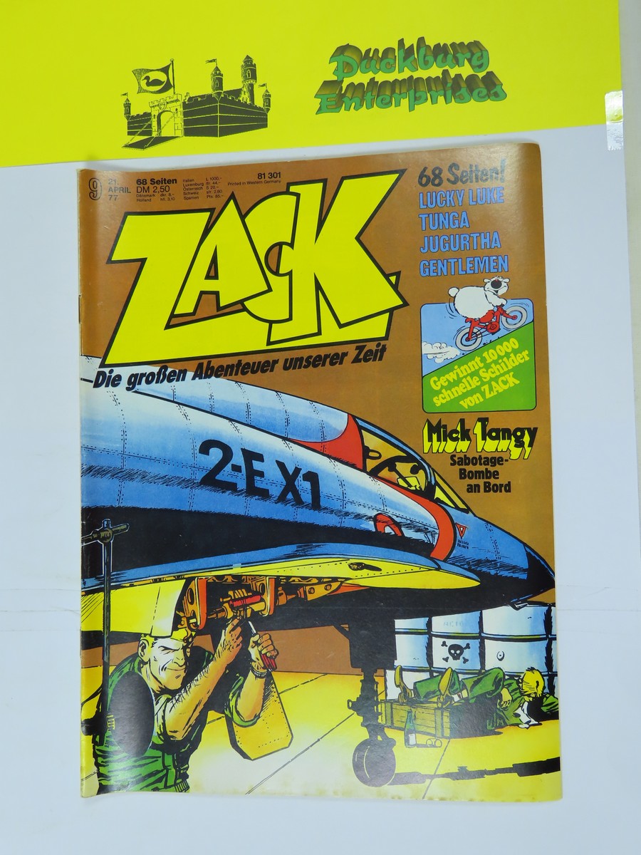 ZACK Comic Nr. 77/ 9 Koralle Vlg. im Zustand (2). 151637 ZACK Comic Nr. 77/ 9 Koralle Vlg. im Zustand (2). 151637