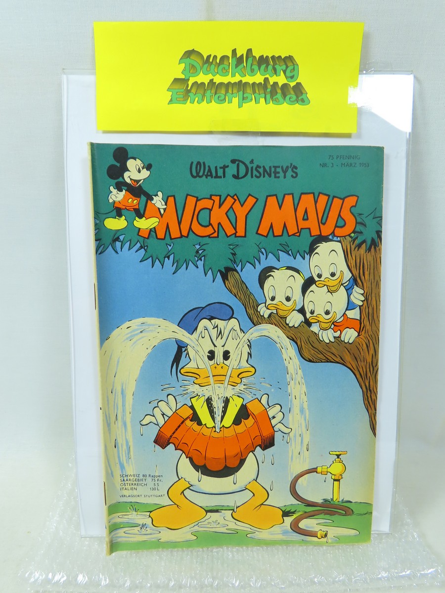 Micky Maus 1953/ 3 vom März 1953   Ehapa im Zustand (2). 199120