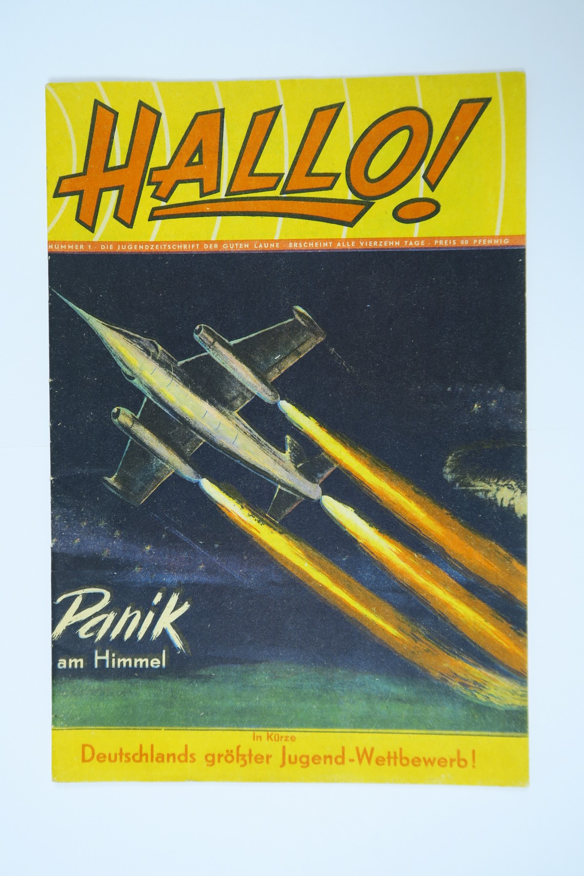 Hallo Jugendzeitschrift Nr. 1 /1956 Mondial im Zustand (1-2). 144561 Hallo Jugendzeitschrift Nr. 1 /1956 Mondial im Zustand (1-2). 144561
