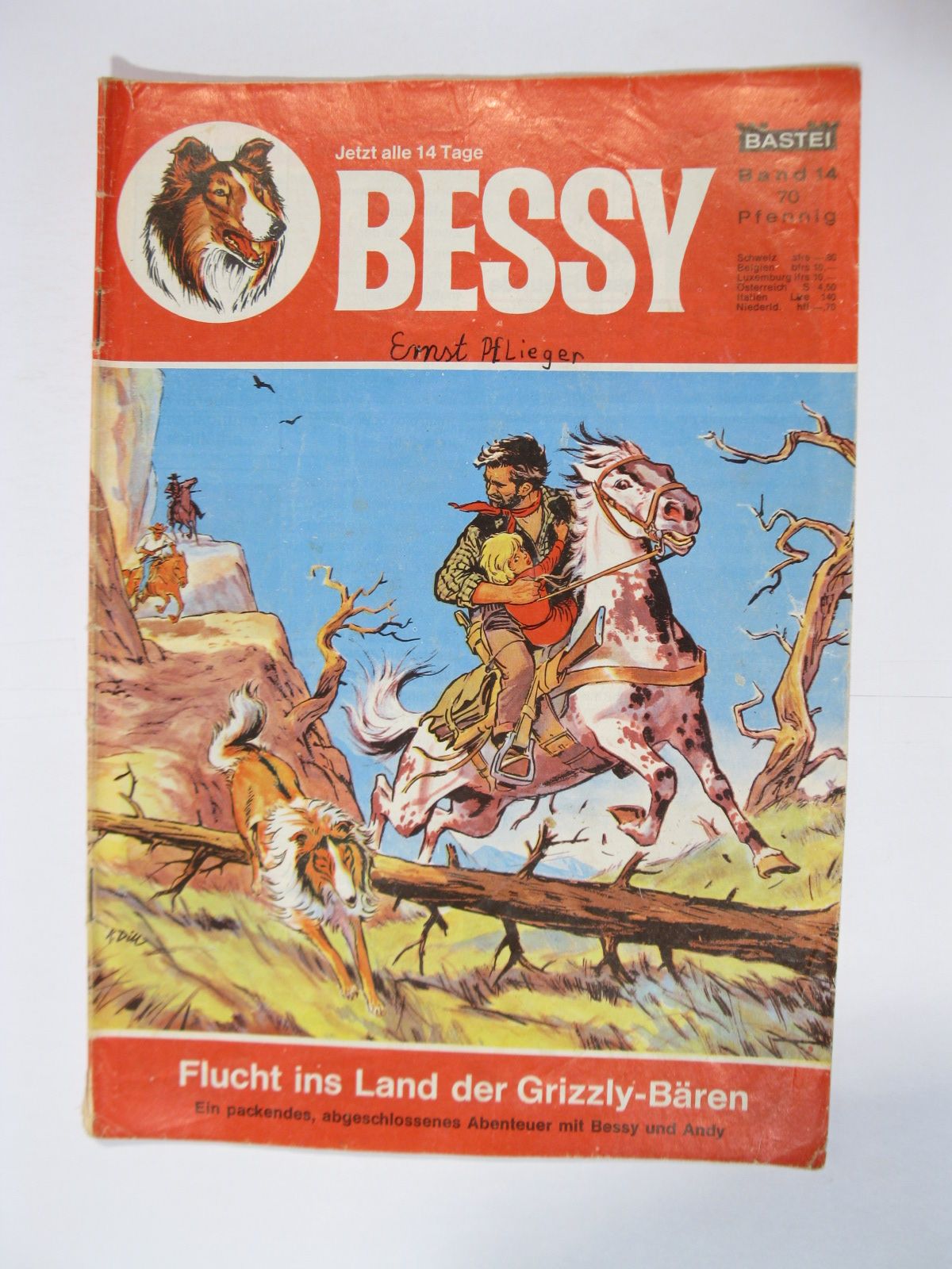 Bessy Comic-Heft Nr. 14 Bastei im Zustand (2-3). 84635 Bessy Comic-Heft Nr. 14 Bastei im Zustand (2-3). 84635