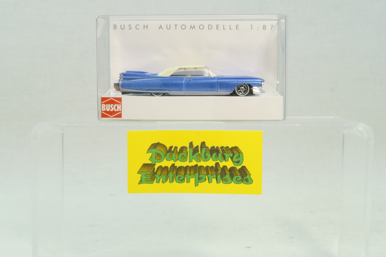 Busch 1:87 PKW Cadillac Eldorado ´59 45105 blau metallic in OVP 184811 Busch 1:87 PKW Cadillac Eldorado ´59 45105 blau metallic in OVP 184811