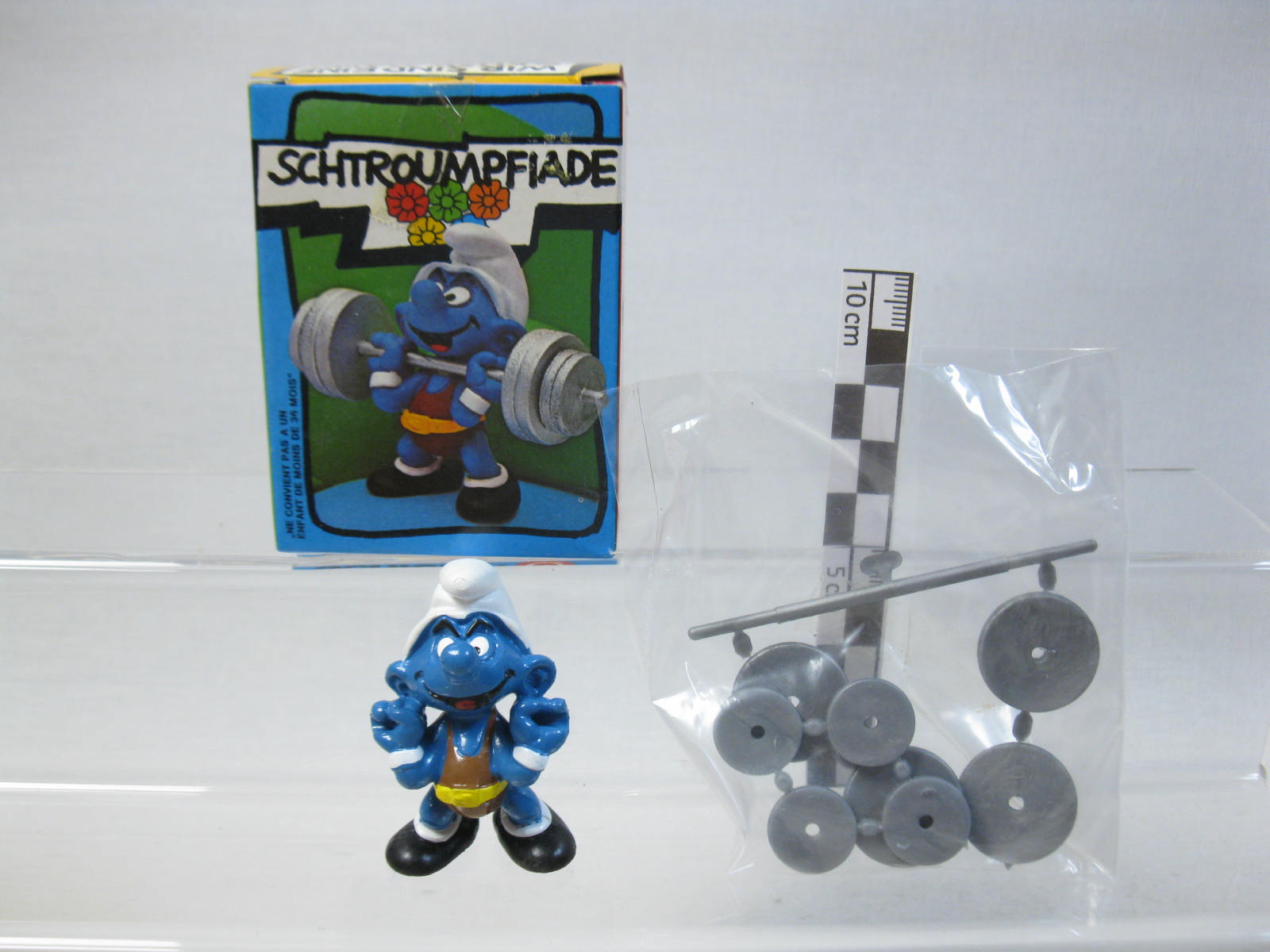 Gewichtheber in Box Super Schlumpf Schleich 40507 smurf 131109 Gewichtheber in Box Super Schlumpf Schleich 40507 smurf 131109