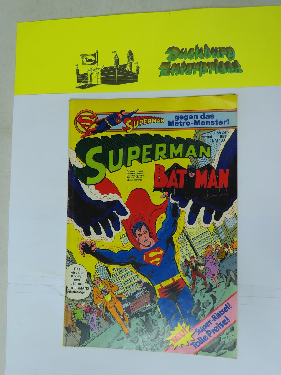 Superman Comic 1981/26 Ehapa im Zustand (2 ). 158227 Superman Comic 1981/26 Ehapa im Zustand (2 ). 158227