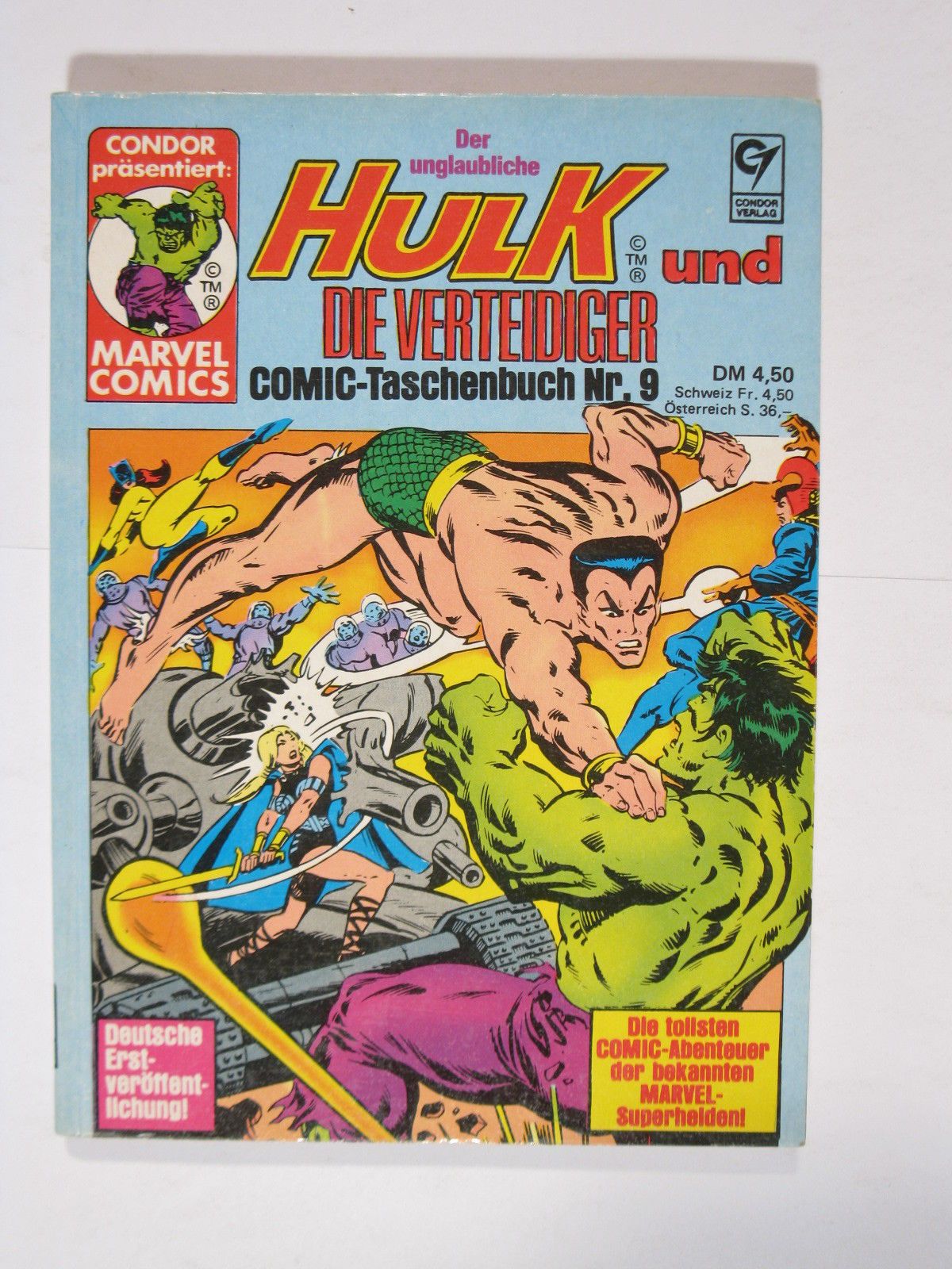 Hulk Nr. 9 Marvel Condor Taschenbuch im Z (0-1). 80235 Hulk Nr. 9 Marvel Condor Taschenbuch im Z (0-1). 80235