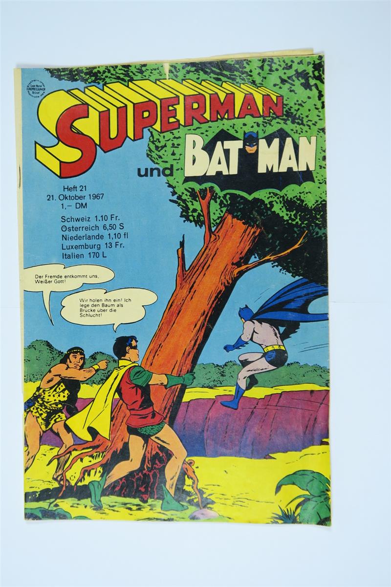 Superman Comic 1967/21 Ehapa im Zustand (3). 143745 Superman Comic 1967/21 Ehapa im Zustand (3). 143745
