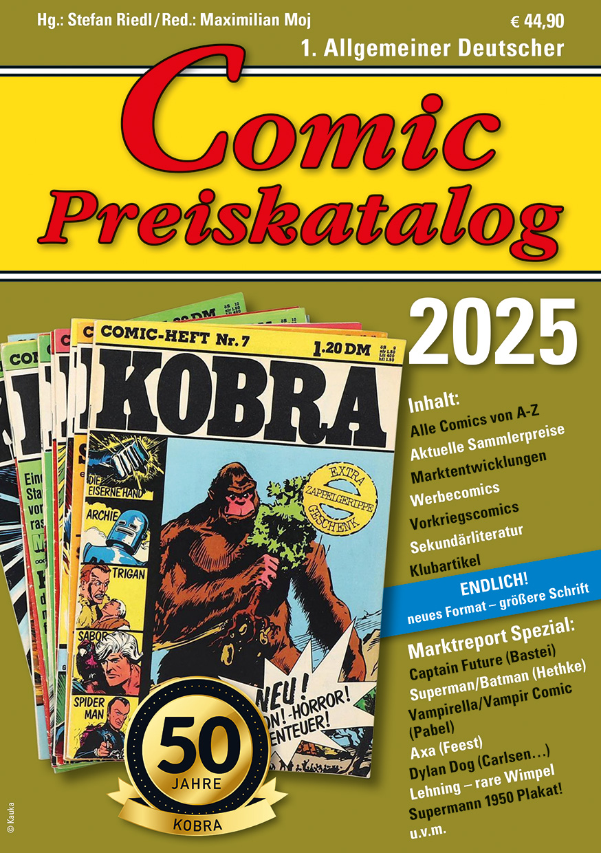 Comic Preiskatalog 2025 Sc Preise für Micky Maus, Sigurd, Nick, Superman - sofort lieferbar Comic Preiskatalog 2025 Sc Preise für Micky Maus, Sigurd, Nick, Superman - sofort lieferbar