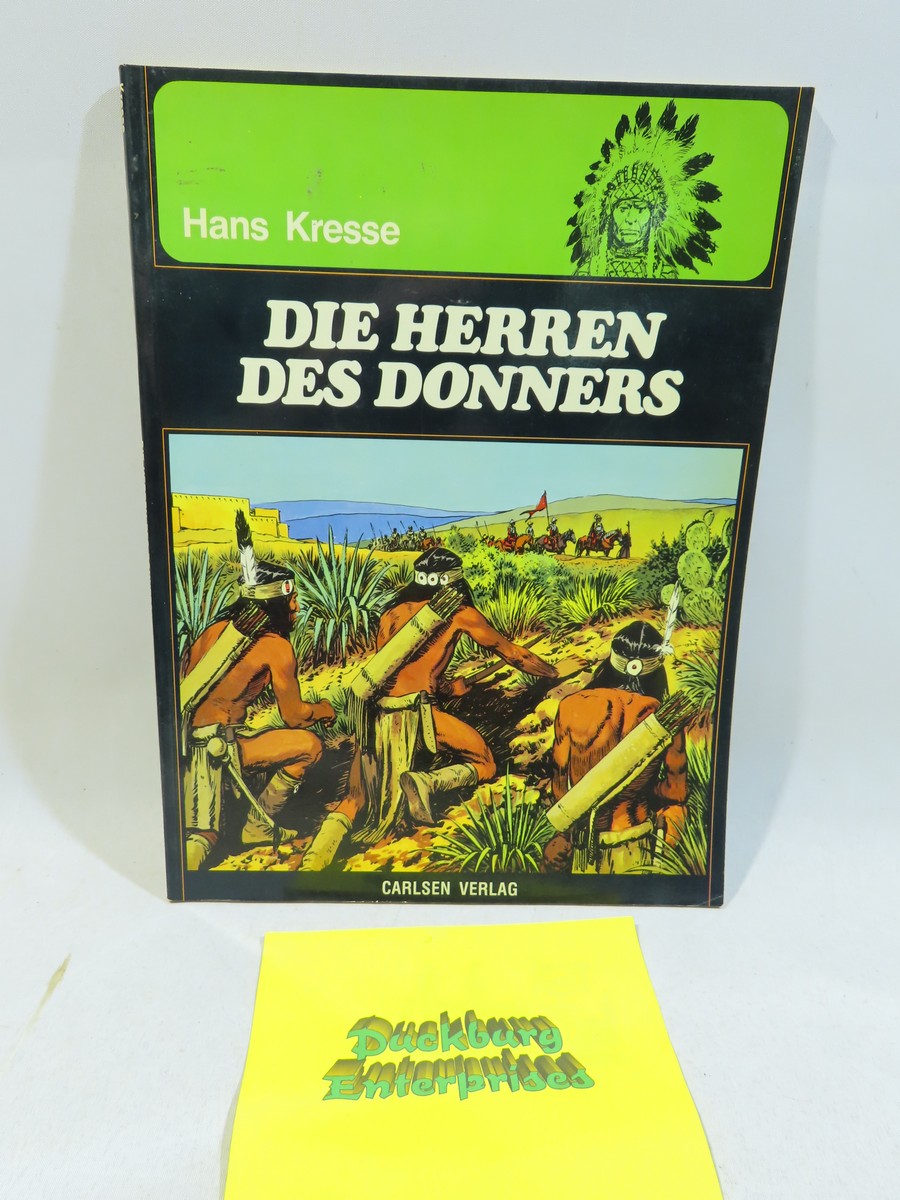 Die Indianer v. Kresse Herren des Donners Nr. 1  Carlsen im Z (1-2). 157599