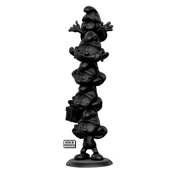 Schlumpf Turm schwarz 35cm Kunstharz von Plastoy Collectoys Schlumpf Turm schwarz 35cm Kunstharz von Plastoy Collectoys
