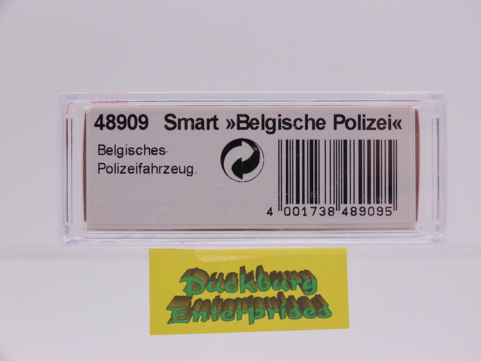 Busch 48909 Smart Belgische Polizei weiß in OVP 1:87 187753
