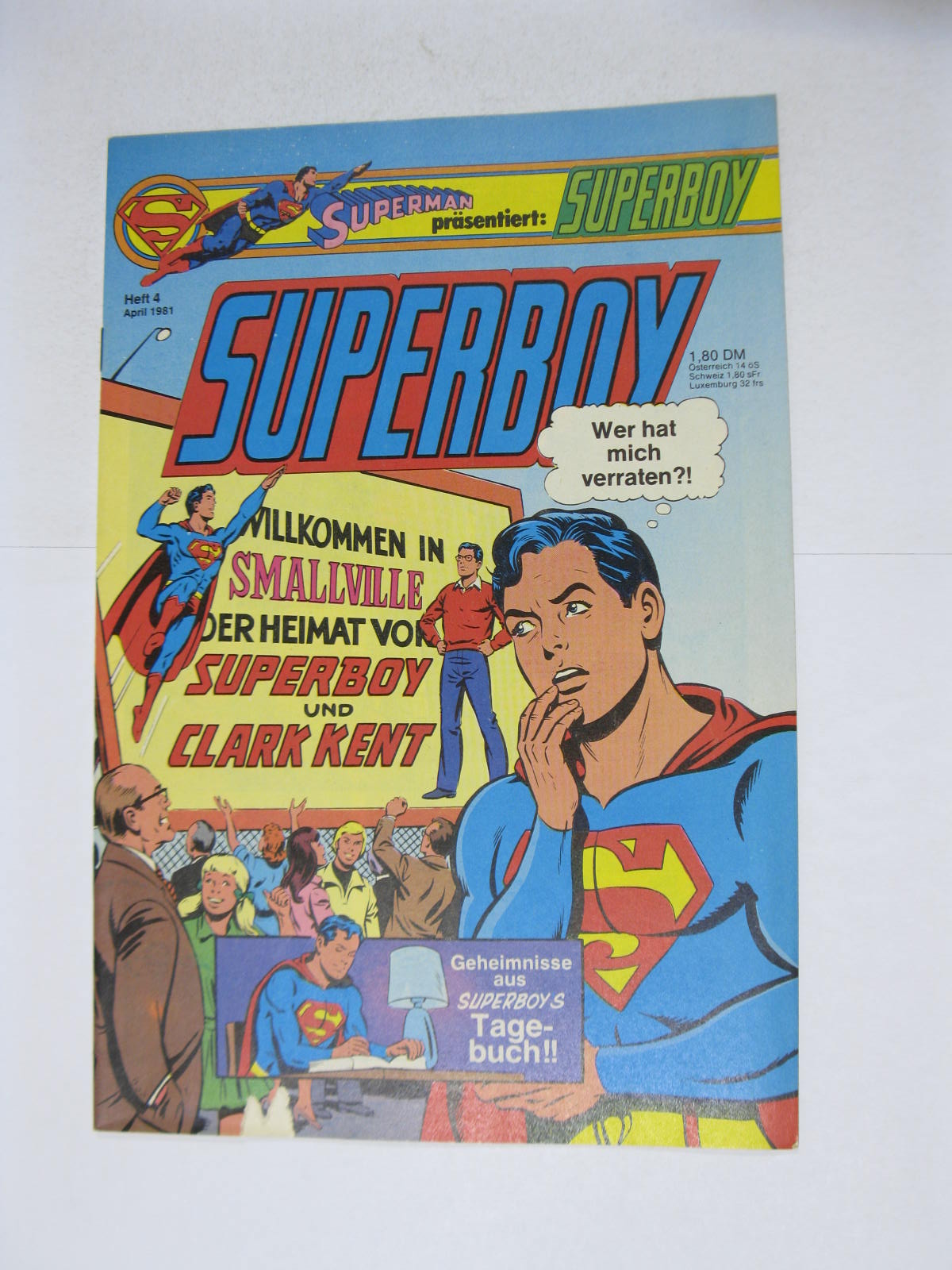 Superboy Nr. 1981/ 4 Ehapa im Zustand (2-3). 124039 Superboy Nr. 1981/ 4 Ehapa im Zustand (2-3). 124039