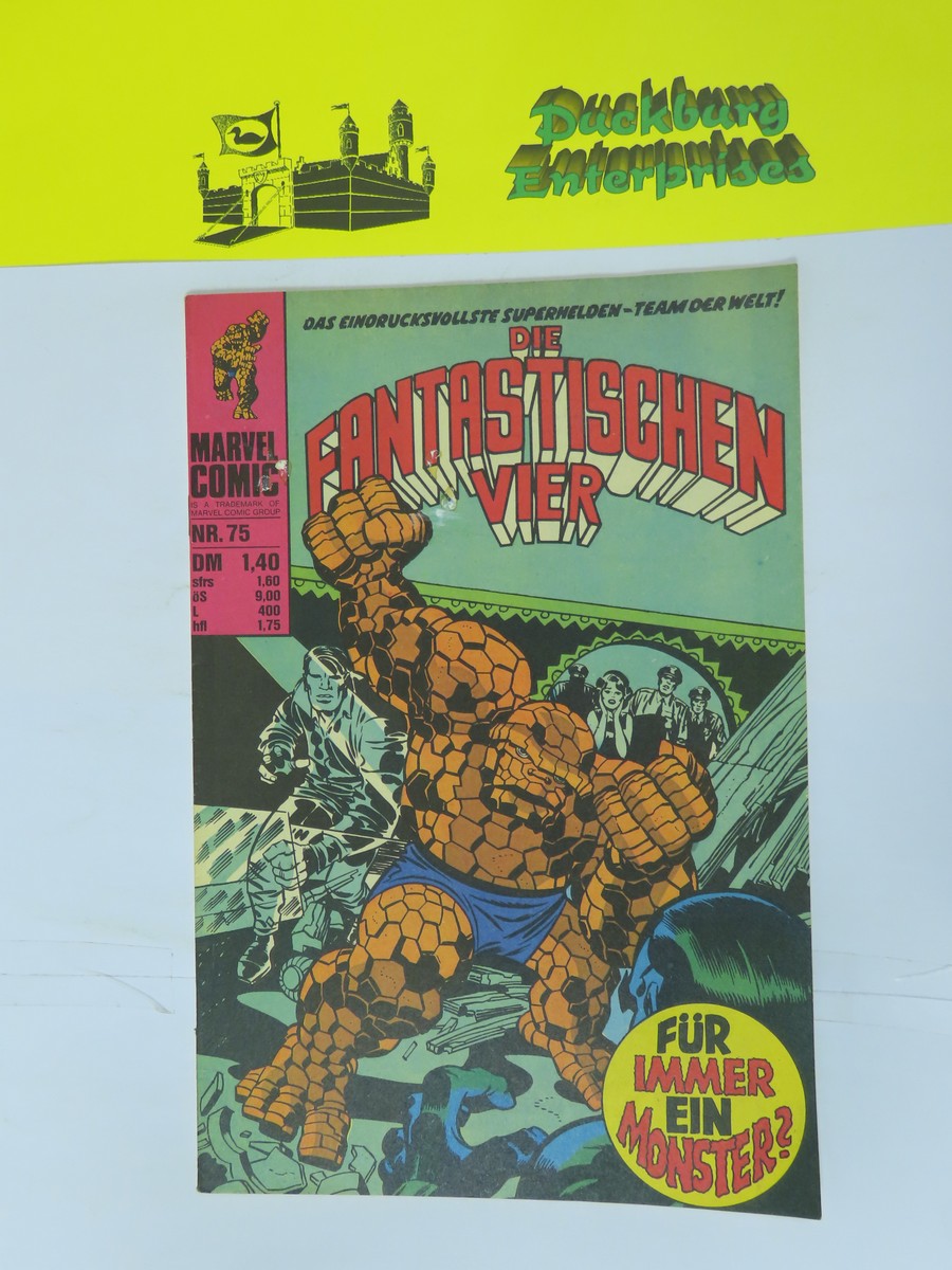 Fantastische Vier Nr. 75 Marvel Williams im Zustand (1-2). 158201 Fantastische Vier Nr. 75 Marvel Williams im Zustand (1-2). 158201