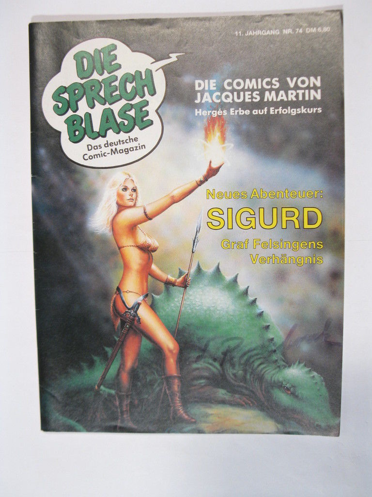 Sprechblase Nr.  74   mit Inhaltsverzeichnis  Hethke Verlag 71557 Sprechblase Nr.  74   mit Inhaltsverzeichnis  Hethke Verlag 71557