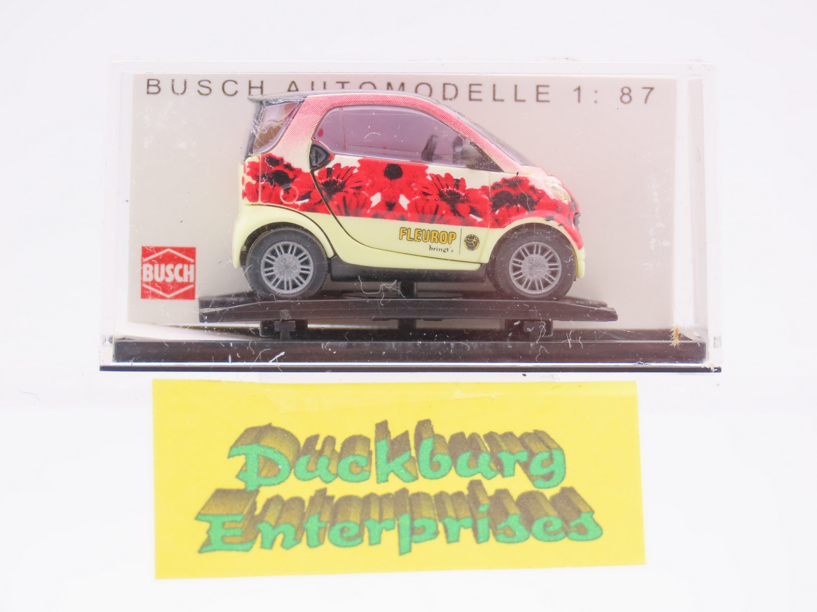 Busch 48987 Smart Fortwo Fleurop rot in OVP 1:87 187703 Busch 48987 Smart Fortwo Fleurop rot in OVP 1:87 187703