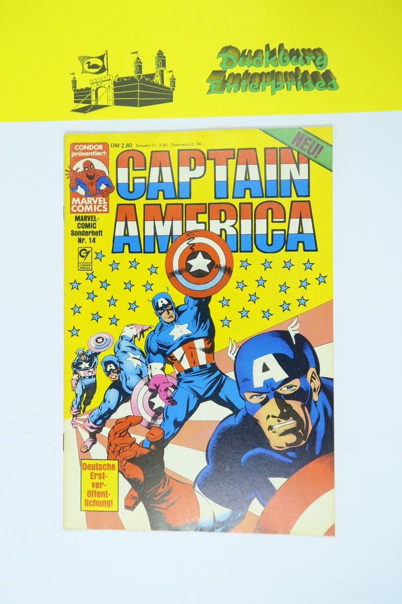 Marvel Comic Sonderheft Capt. America Nr. 14 Condor im Zustand (1). 162237 Marvel Comic Sonderheft Capt. America Nr. 14 Condor im Zustand (1). 162237