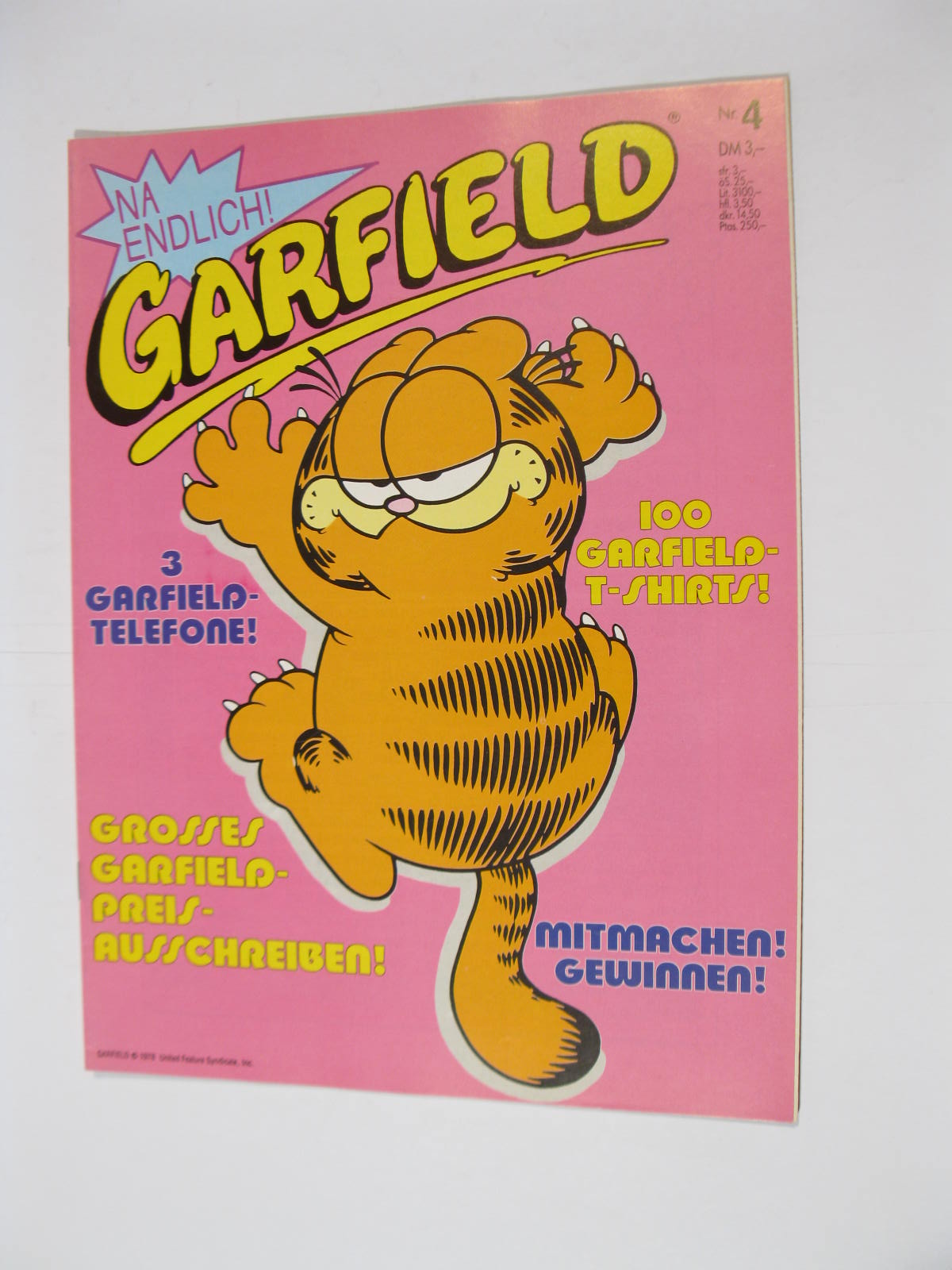 Garfield GbÜ Nr. 1987/ 4 Bavaria Vlg. im Z (1). 111233 Garfield GbÜ Nr. 1987/ 4 Bavaria Vlg. im Z (1). 111233