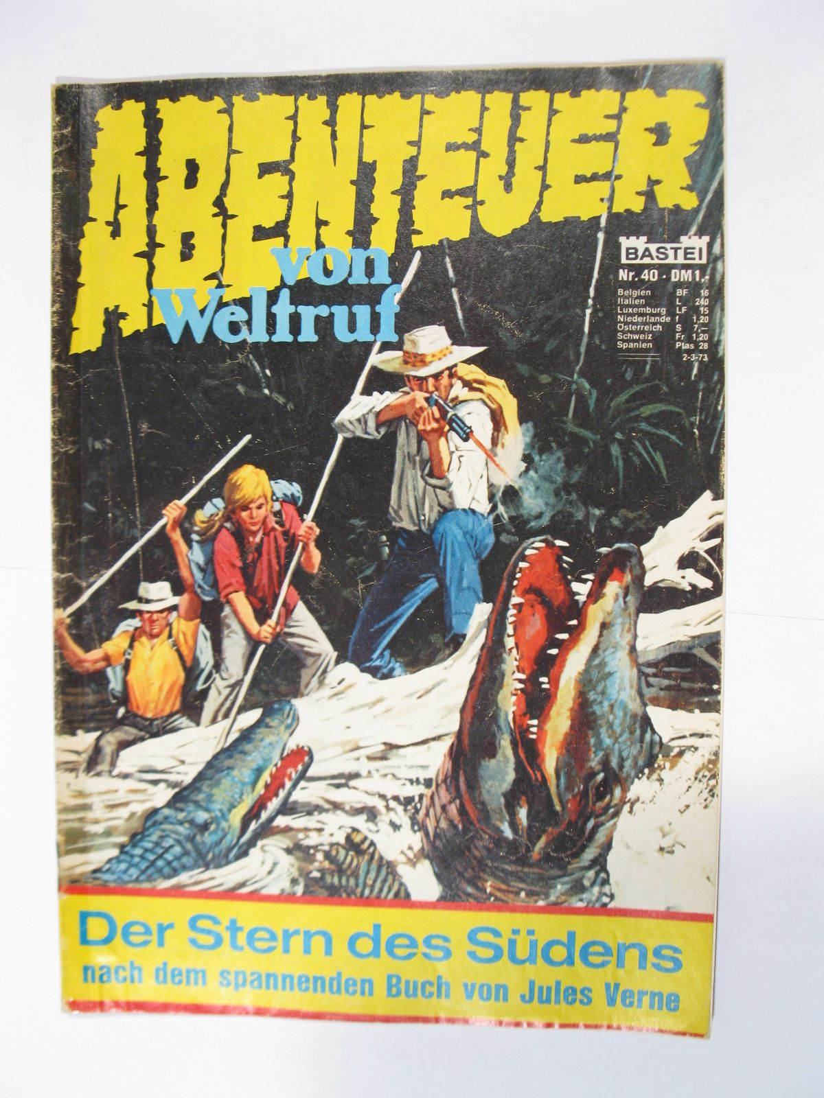 Abenteuer von Weltruf Nr. 40 Bastei im Zustand (3 T). 94197 Abenteuer von Weltruf Nr. 40 Bastei im Zustand (3 T). 94197