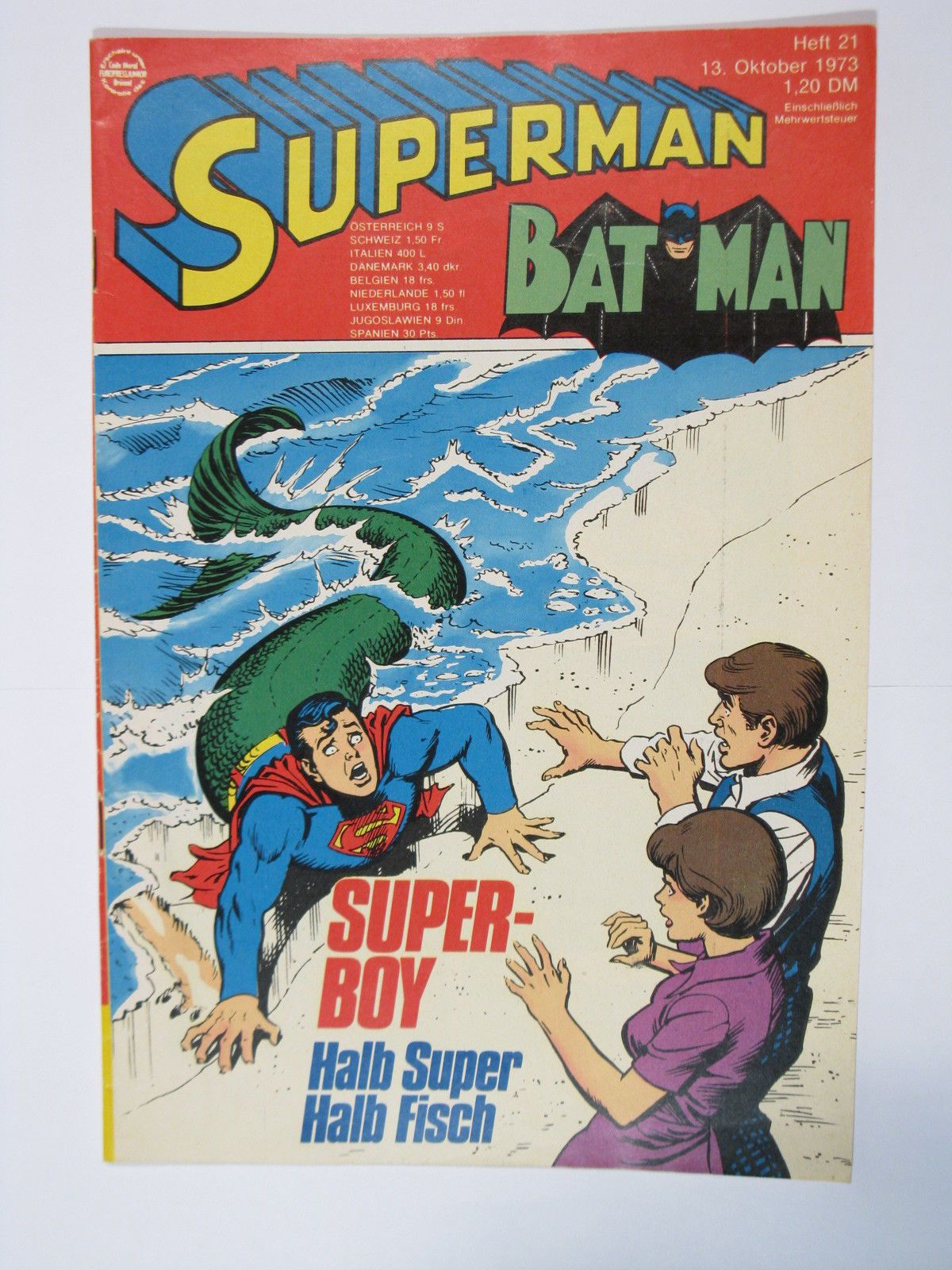 Superman Comic 1973/21  Ehapa im Zustand (1/1-2). 63749