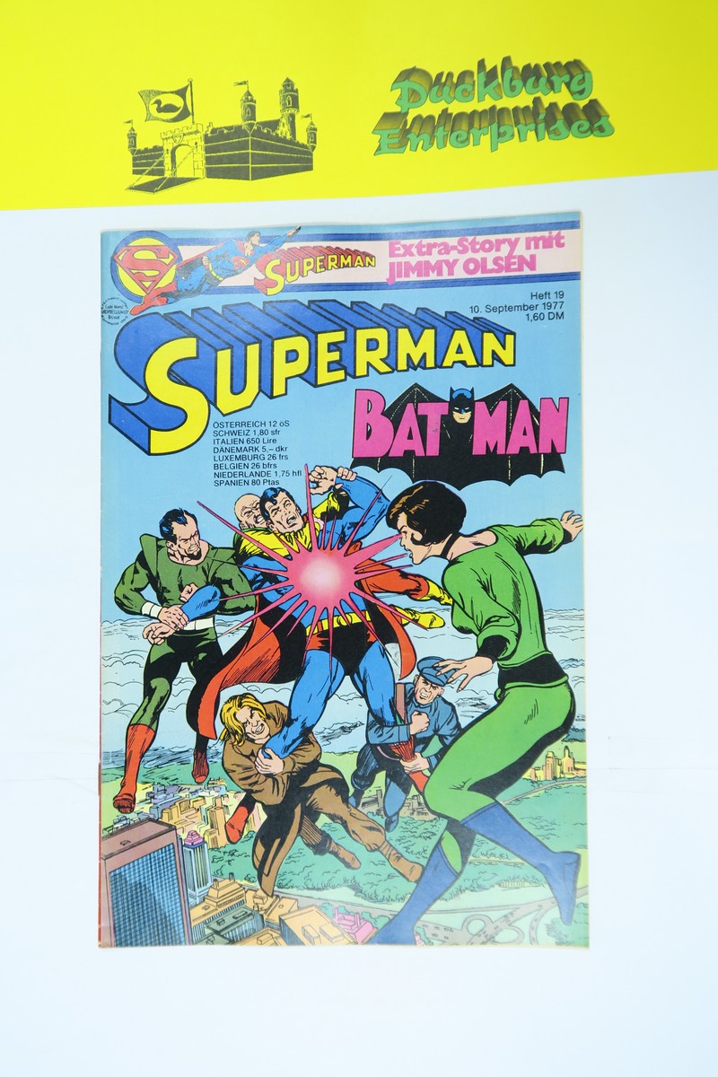 Superman Comic 1977/19 Ehapa im Zustand (1-2 oS ). 162383 Superman Comic 1977/19 Ehapa im Zustand (1-2 oS ). 162383