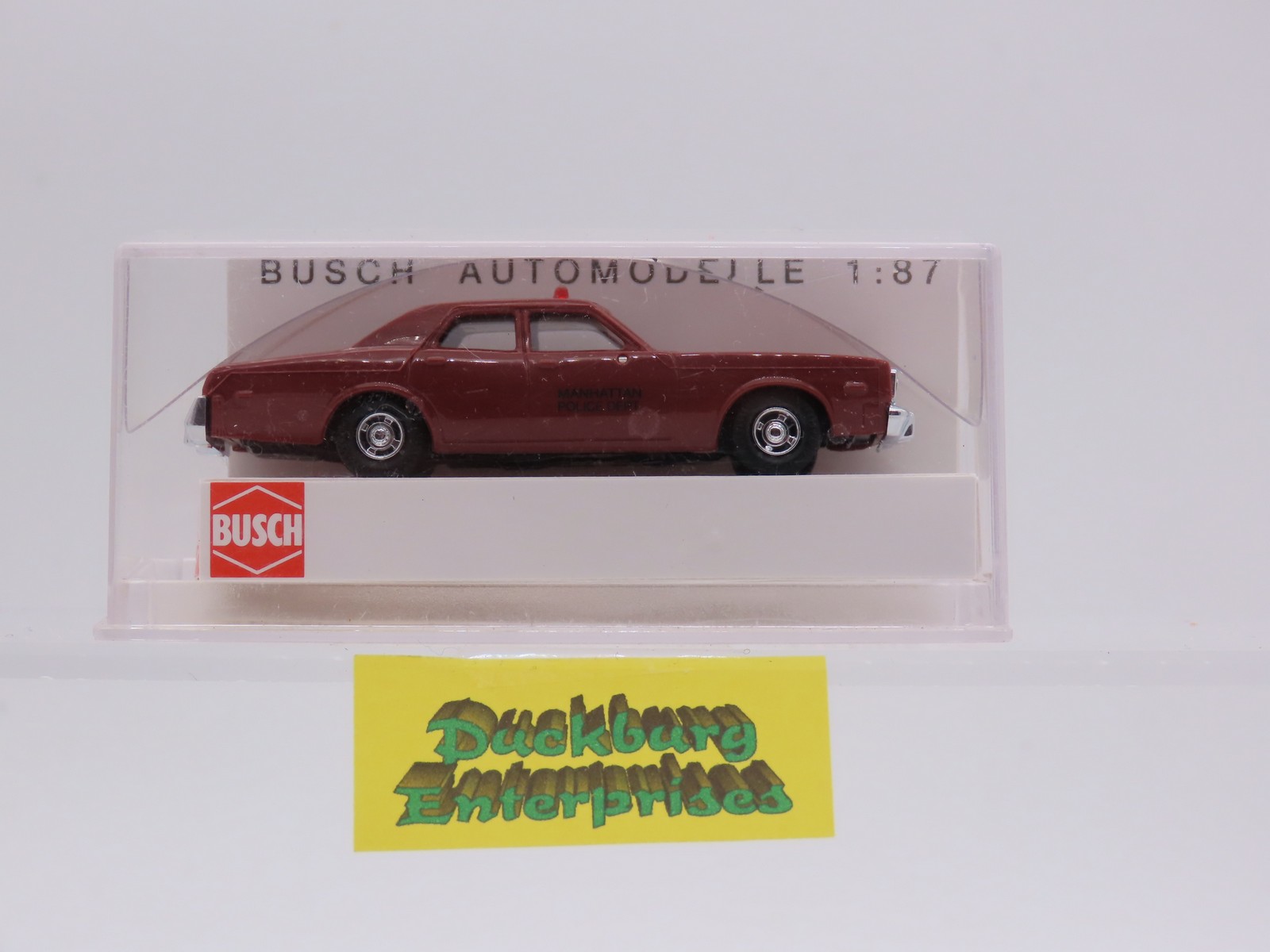 Busch 46604 Dodge Monaco Manhattan Police Dept. rotbraun in OVP 1:87 187813 Busch 46604 Dodge Monaco Manhattan Police Dept. rotbraun in OVP 1:87 187813