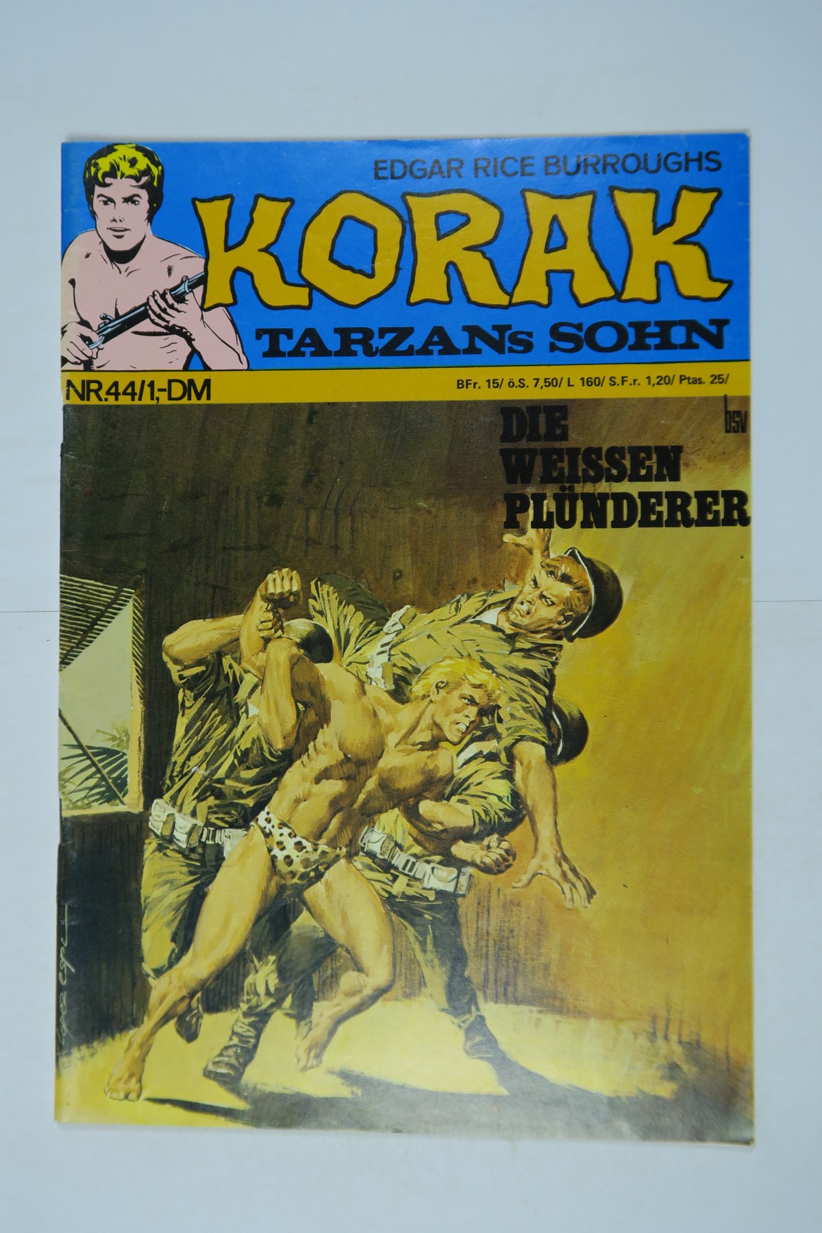 Korak, Tarzan Sohn Nr. 44 BSV im Zustand (1-2). 140581 Korak, Tarzan Sohn Nr. 44 BSV im Zustand (1-2). 140581