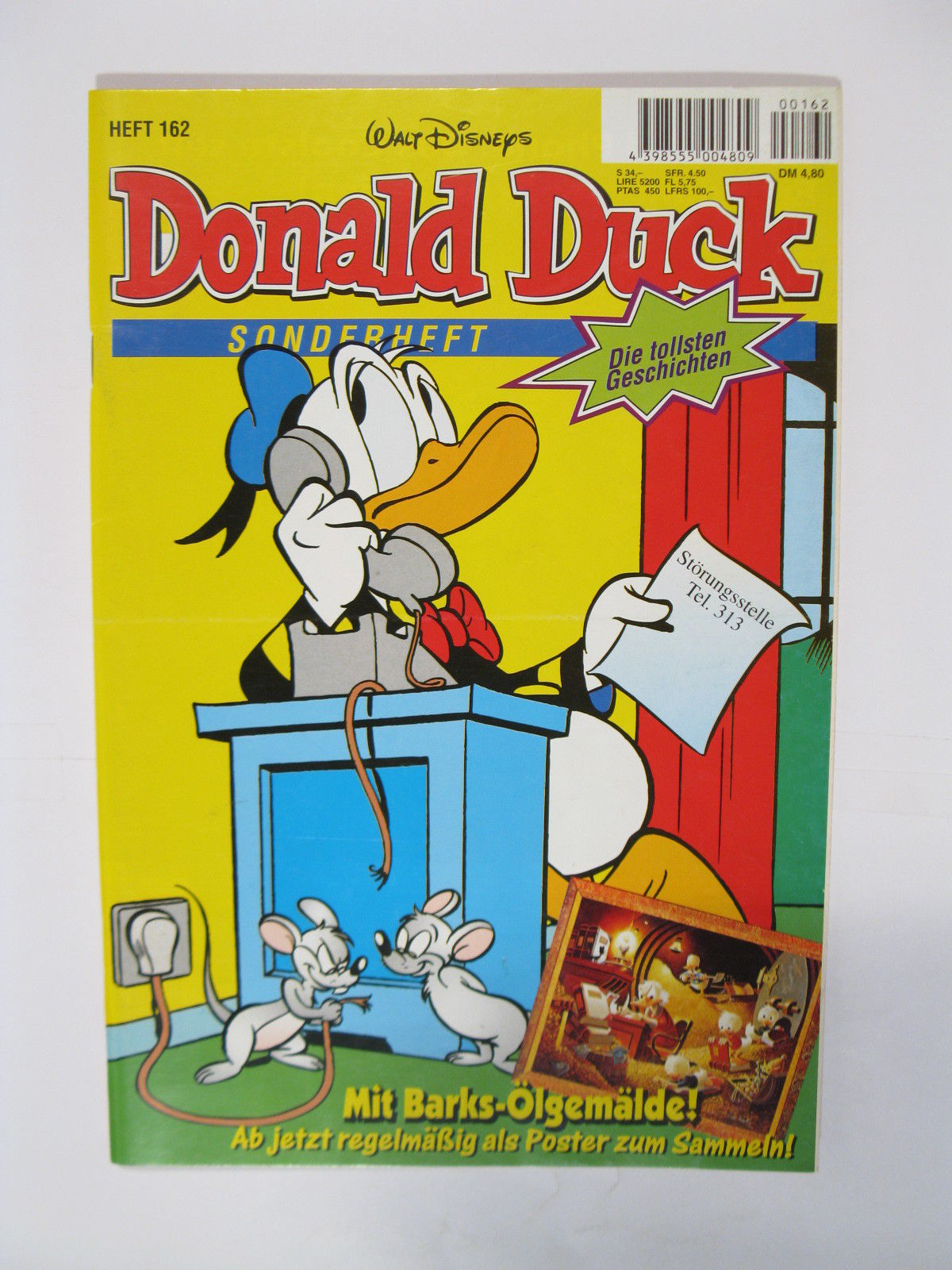tollsten Geschichten Donald Duck 162 Ehapa Verlag im Z (1-2 /+Beilage). 58916 tollsten Geschichten Donald Duck 162 Ehapa Verlag im Z (1-2 /+Beilage). 58916