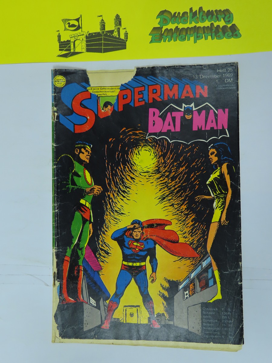 Superman Comic 1969/25 Ehapa im Zustand (3-4). 158125 Superman Comic 1969/25 Ehapa im Zustand (3-4). 158125
