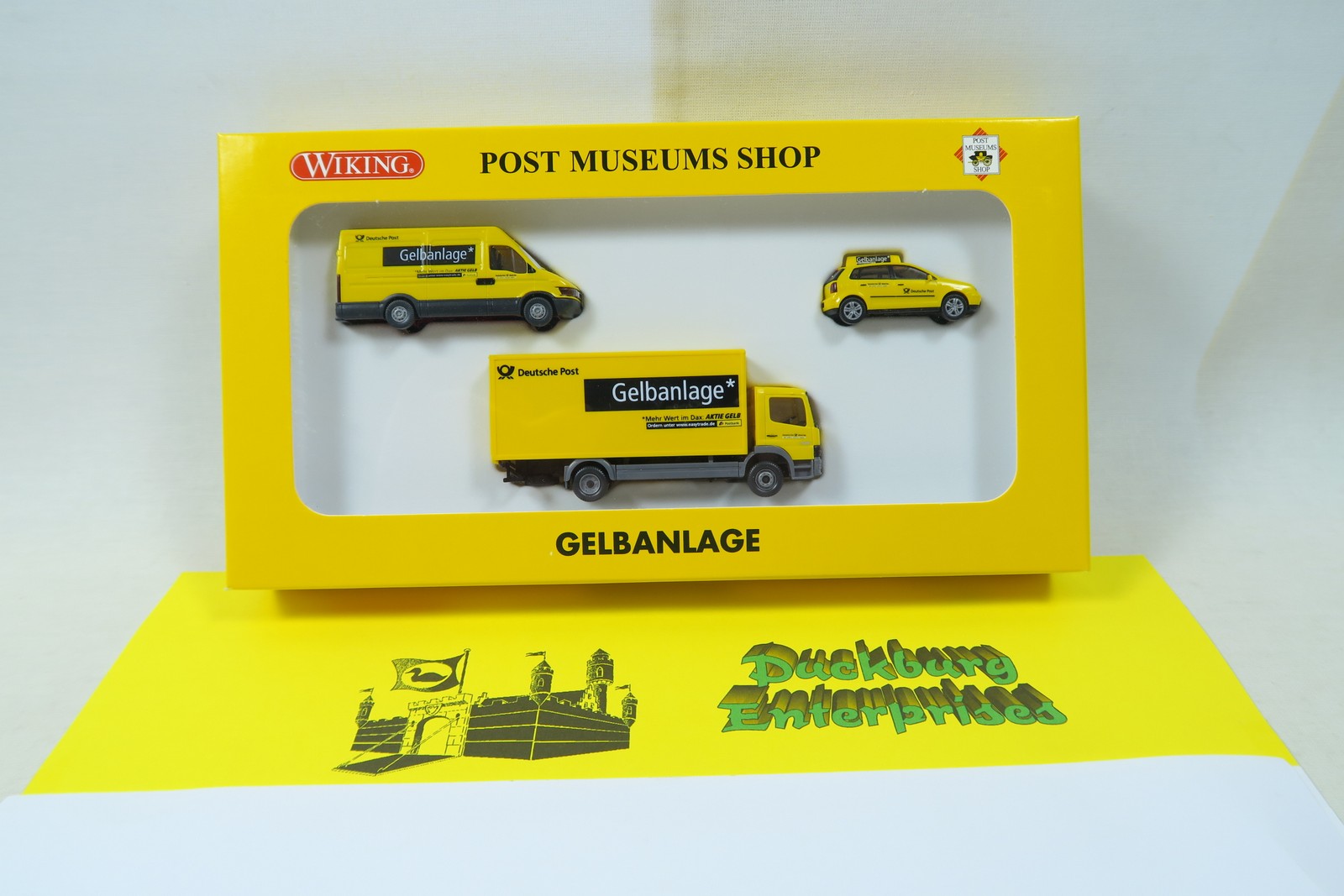 Wiking 81-15 PMS Gelbanlage deutsche Post Set in OVP 1:87 167031 Wiking 81-15 PMS Gelbanlage deutsche Post Set in OVP 1:87 167031