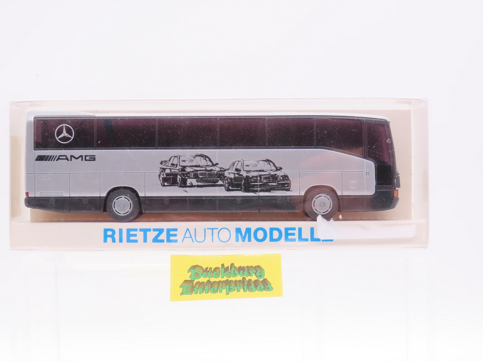 Rietze 60051 Mercedes Benz O 404 RHD Reisebus AMG silber in OVP 1:87 188041 Rietze 60051 Mercedes Benz O 404 RHD Reisebus AMG silber in OVP 1:87 188041