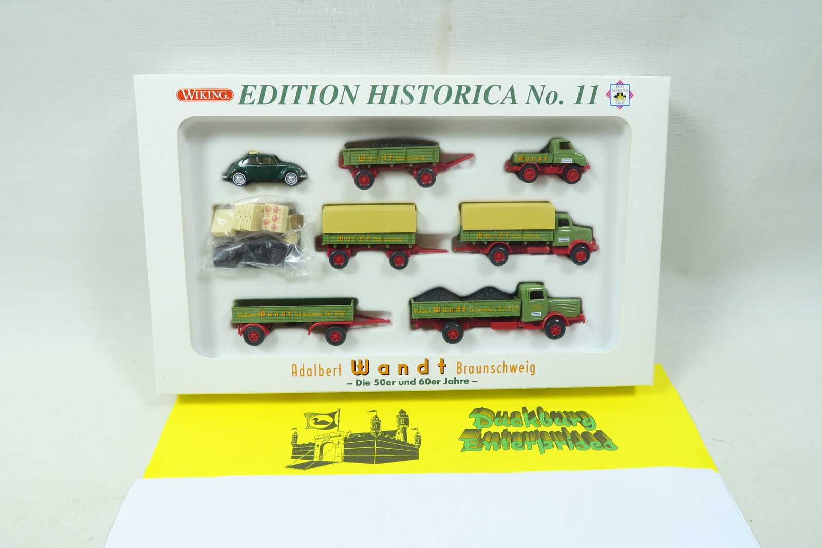Wiking PMS 81-48 Edition Historica No. 11 Adalbert Wandt Set in OVP 1:87 185279 Wiking PMS 81-48 Edition Historica No. 11 Adalbert Wandt Set in OVP 1:87 185279