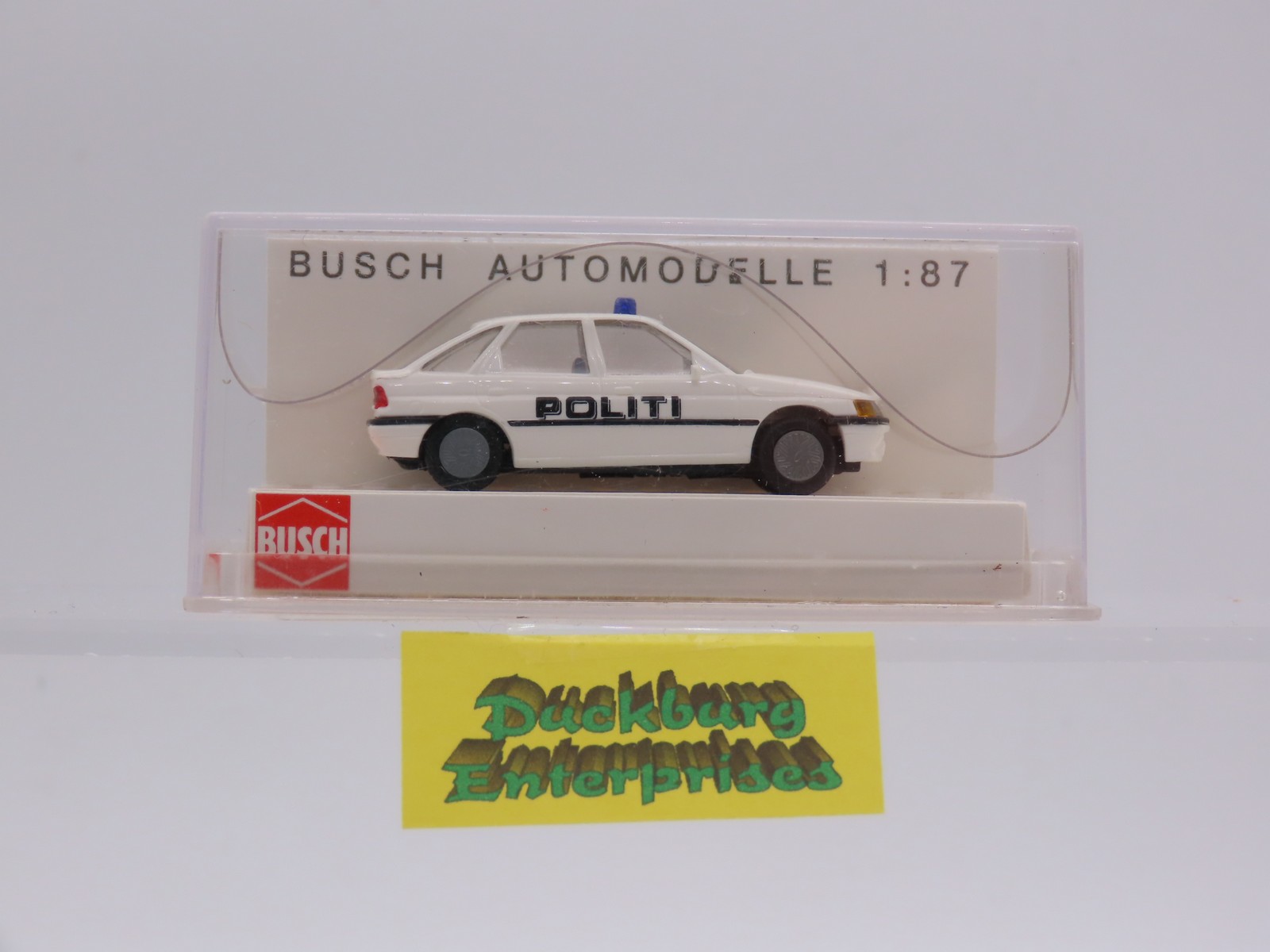 Busch 45728 Ford Escort dänische Polizei weiß in OVP 1:87 187815 Busch 45728 Ford Escort dänische Polizei weiß in OVP 1:87 187815