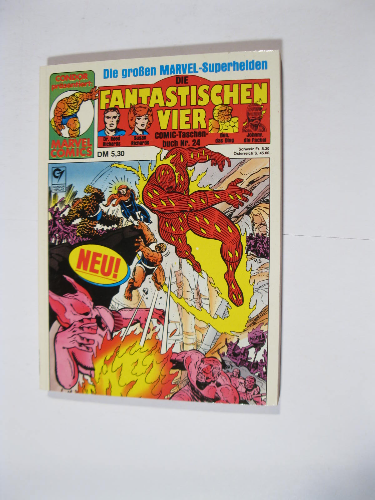 Fantastischen Vier Nr. 24 Marvel Condor Taschenbuch im Z(0-1/1). 111957 Fantastischen Vier Nr. 24 Marvel Condor Taschenbuch im Z(0-1/1). 111957