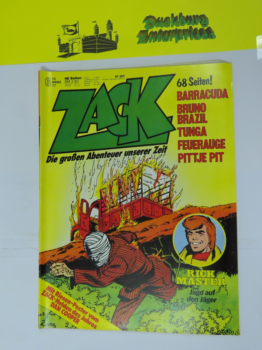 ZACK Comic Nr. 77/ 6 Koralle Vlg. im Zustand (2). 151631 ZACK Comic Nr. 77/ 6 Koralle Vlg. im Zustand (2). 151631