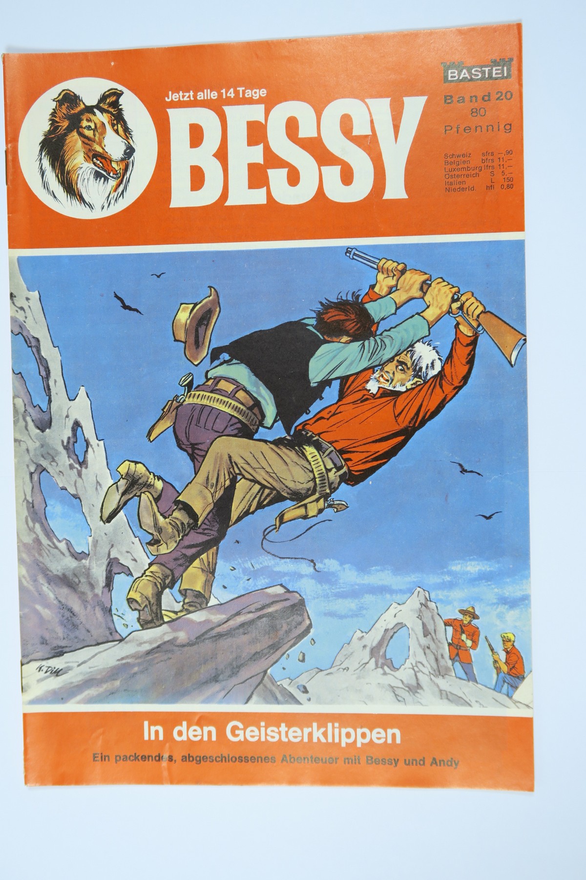 Bessy Comic-Heft Nr. 20 Bastei im Zustand (1/1-2). 141713 Bessy Comic-Heft Nr. 20 Bastei im Zustand (1/1-2). 141713